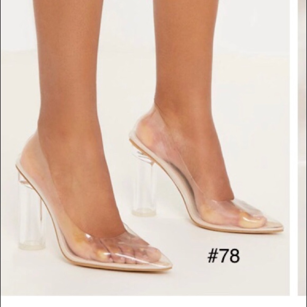 ❌SOLD- New Clear Cinderella Beautiful Elegant heel